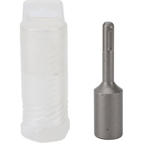 Tournevis de tige de terre, poignée ronde de 3,9 pouces, foret en acier robuste, poteau en T pour marteau SDS Plus 16.2cm / 6,4 pouces (1/5)