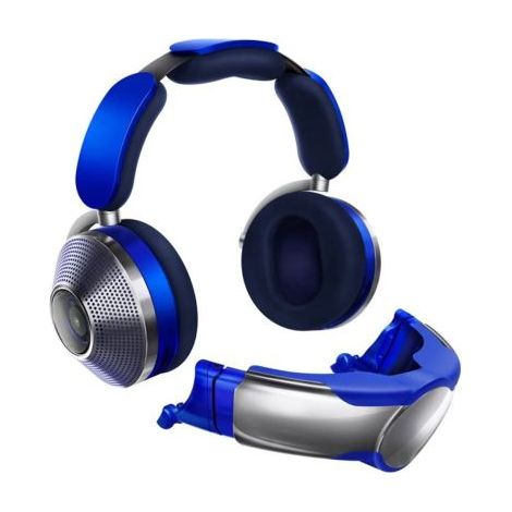 Dyson Zone Corded and Cordless Headphones Kopfhörer Kopfbügel Telefonieren/Musik USB Typ C Bluetooth Blau