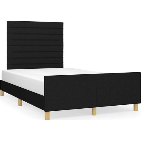 Maison Exclusive - Giroletto senza Materasso Nero 120x200 cm Tessuto (1/5)