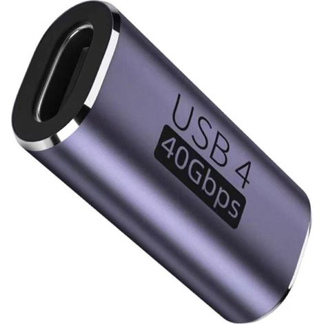 Rallonge USB Type-C 3.2 100 W femelle-femelle 40 Gbit/s, adaptateur 8K, connecteur USB4 FG-HY (1/5)