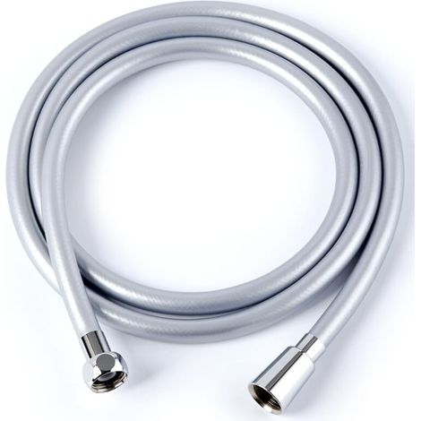Ulisem Flexible de douche extra longue chromé lisse de 2 m(G1/2) (1/5)