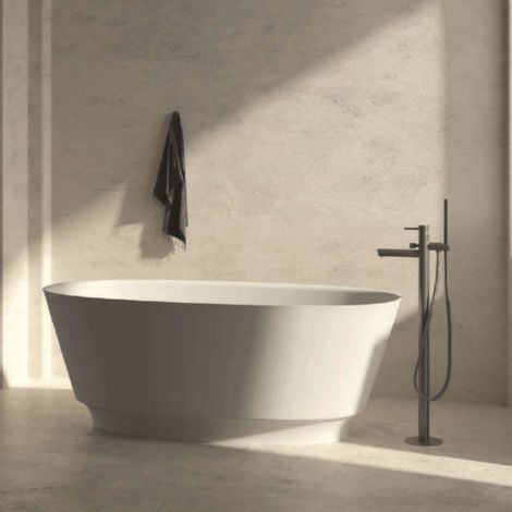 Mineralguss Badewanne MARELIS freistehend 158