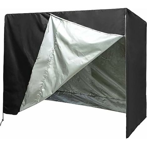 Housse de protection pour balancelle de jardin, 2/3 places, étanche, anti-poussière, anti-UV, indéchirable, pliable pour balancelle de jardin, terrasse, cour（220145170CM） (1/5)
