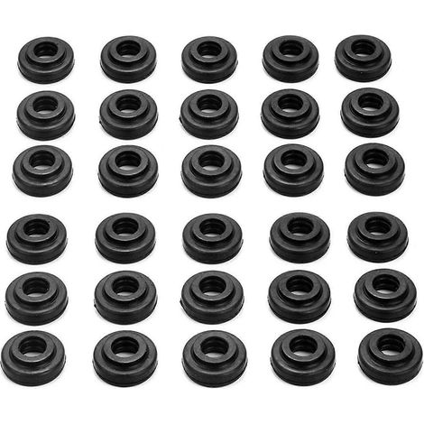 Joint d'étanchéité de boulon de couvercle de soupape moteur 30X, compatible avec les moteurs E46, E39, E36, E60, 525I, 325I, 330I, X3, X5 et M54B30, référence 11121726537 (1/5)