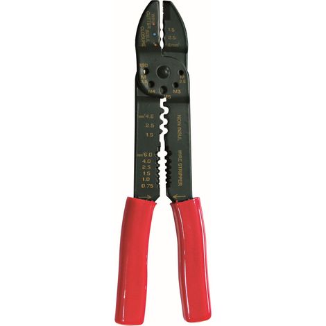 Pinza crimpatrice mega crimping pliers capacità 1,5-6 mm 230 mm