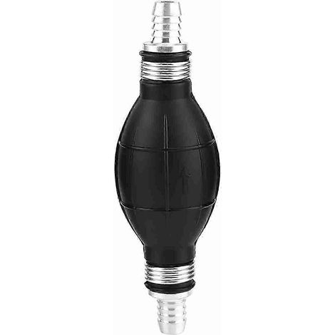 Tuyau d'amorçage manuel en caoutchouc et aluminium de 12 mm pour pompe à carburant essence, pour voiture, bateau ou moteur hors-bord. (1/4)