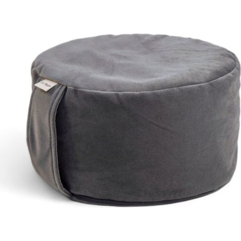 Cuscino da meditazione, zafu con grano saraceno - grigio (1/3)