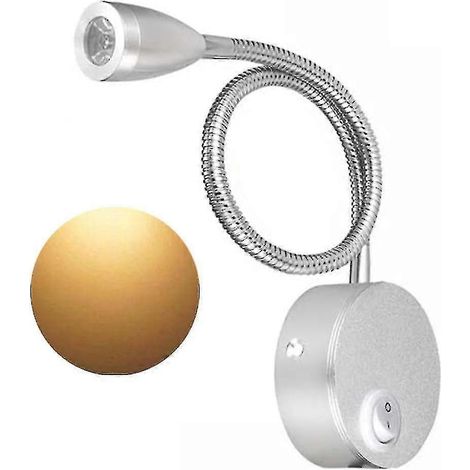 Lampe de bureau à pince, lampe de chevet, lampe USB flexible (lumière chaude) [jkw] (1/4)