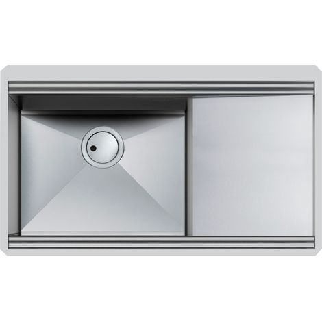 Foster 1040 852 SX Fregadero encastrado bajo encimera Rectangular Acero inoxidable (1/3)