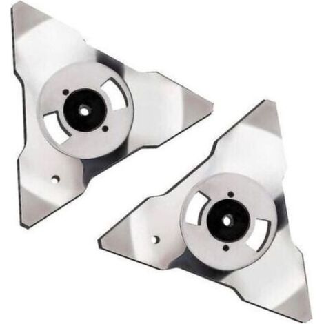 Paquet de 2 lames de rechange pour robot tondeuse à gazon Robomow RS TS MS RC TC MC modèles en acier inoxydable xh (1/2)
