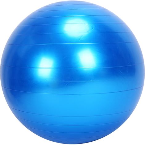 Ballon d'exercice anti-éclatement pour l'entraînement de l'équilibre, entraînement épais, pompe de gymnastique à domicile incluse (1/4)