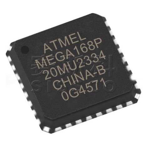 ATMEGA168P-20MU and ATMEGA168V-10A electronic components (5 units of each)