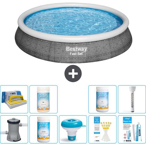 Bestway Bestway Fast Set Ronde - 396x84 cm - 10-pièces  S43334 (1/5)