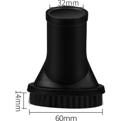 Geeignet für den Hausgebrauch, Zubehör für Midea- und Philips-Staubsauger, runder Bürstenkopf, rotierende Düse, 32 mm Innendurchmesser. (1/4)