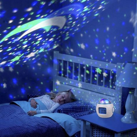 Réveil pour enfants. étoiles 7 couleurs changeantes. réveil numérique avec détection de température pour les tout-petits. les enfants garçons et filles. les étudiants se réveillent à la chambre. au ch (1/5)