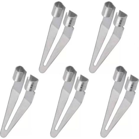 Tête lisse en métal pour réparation de soudure, convient pour tuyaux en plastique PP, pare-chocs de voiture, coques en plastique, panneaux intérieurs de moto (5 pièces) (1/5)