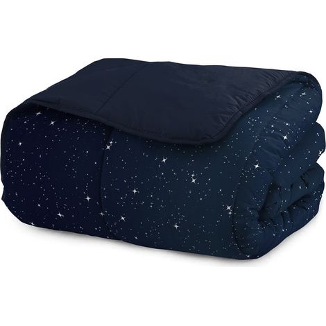 Trapunta Invernale Matrimoniale 180gr con Stampa in Microfibra Stars