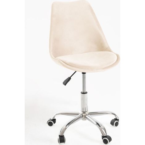 Sillas de escritorio - Silla Neo Terciopelo - Beige