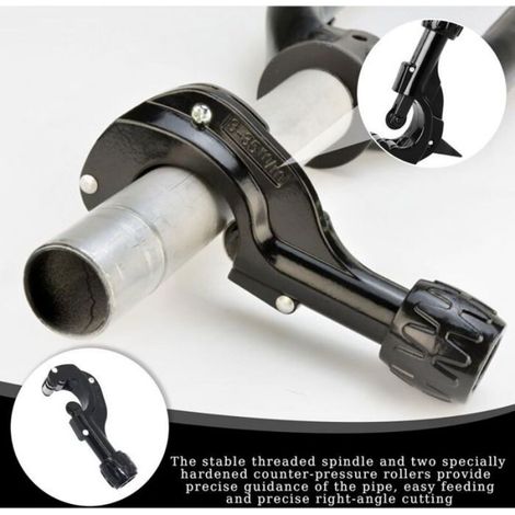 Coupe-Tubes - Pour Tubes Cuivre Et Aluminium - Diamètre 3 À 35 Mm - Précision Réglable - 1 Pièce (1/4)
