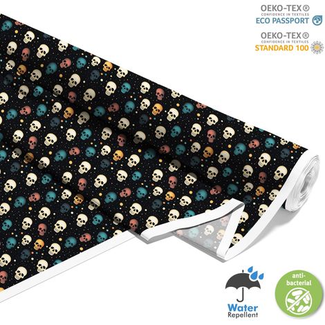 TESSUTI DECORATIVI PER ESTERNI OXFORD - Motivo Teschio I DX4694 (1/5)