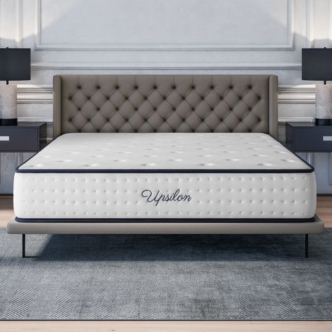 Colchón Upsilon 160x200 cm - Grosor 30 cm - Látex Azul, Espuma HR