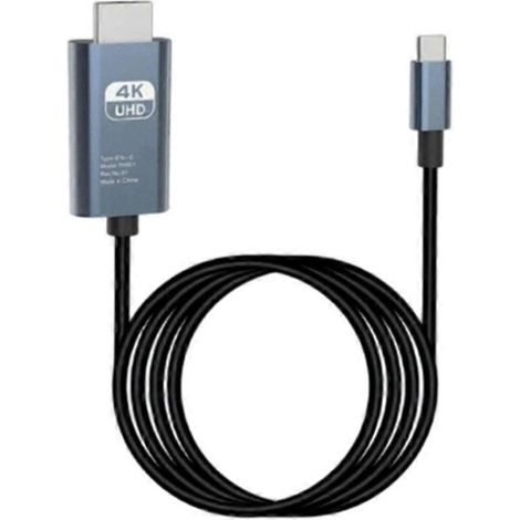 Câble USB-C vers HDMI 4K 30 Hz, adaptateur USB-C vers TVHD, convertisseur compatible HDMI pour présentation de conférence (1/5)