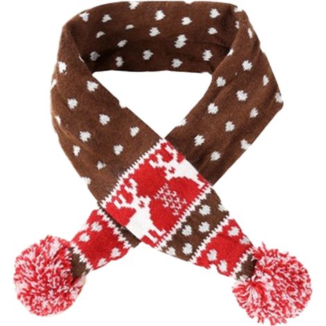Bandana Pour Chien - Écharpe Festive Noël Pour Animal De Compagnie - Taille Réglable - 1 Pièce (1/5)