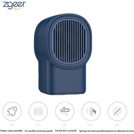Mini Radiateur Electrique - Chauffage D'appoint Par Convection - Pour Bureau Et Maison - 220 V 50 Hz - 1 Unite (1/4)