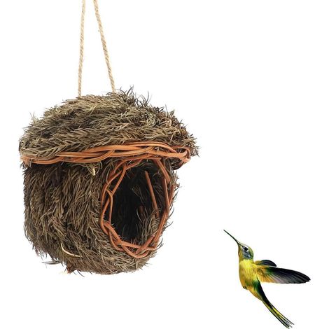 Vogelhaus zum Aufhängen aus Zeder, wetterfest, Nistkasten für Wildvögel