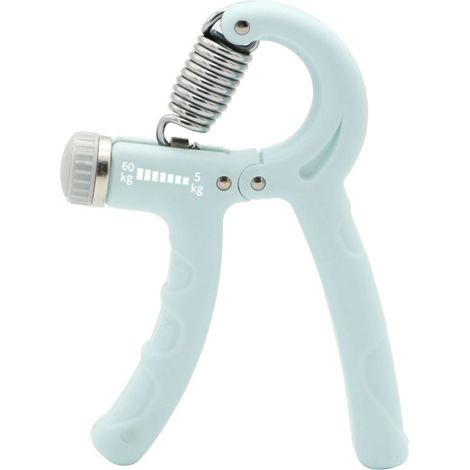 Poignée de musculation en plastique bleu, élastique et portable, idéale pour renforcer les mains, récupération après blessure, développement musculaire féminin. (1/5)