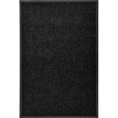 Paillasson lavable, noir, 60 x 90 cm (1/5)