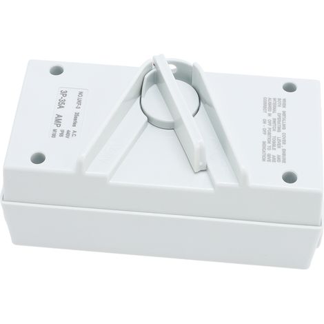 Interrupteur de déconnexion de moteur fermé AC440V 35A IP65 étanche à l'eau, isolation de sécurité à 3 pôles (1/5)