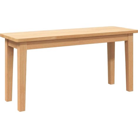 Banc 90 cm bois massif caoutchouc (1/5)