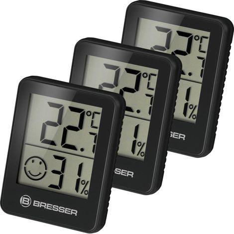 Indicador de humedad Bresser 75688 temperatura humedad ambiente (1/5)