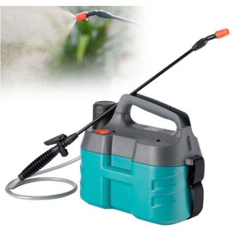 Electric Pump Sprayer, Battery Powered Garden Sprayer, 2 Gallon Electric Sprayer with 2 Mode Nozzle, 2600mAh Rechargeable Battery, Shoulder Strap (1/5)