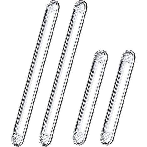 Amortiguadores para puertas de armarios，topes de puerta de silicona autoadhesivos transparentes，pegatinas anticolisión para puertas de coches (1/5)