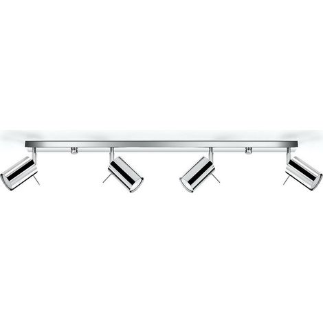 [GEBRAUCHT] B-Ware Euluna Deckenstrahler Round Deckenlampe Lampe Chrom Vierflammig Gu10 Led Lin439