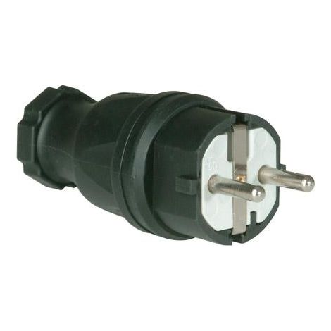 Schutzkontakt-Stecker Gummi IP44 250V 16A (1/4)