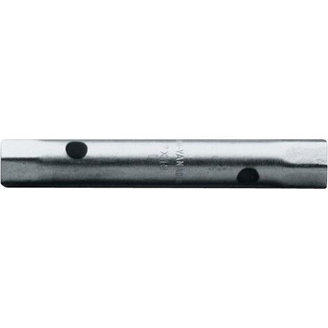 Llave de tubo tubular SW 8x9mm L.100mm taladro D.6.5mm cromado PROMAT