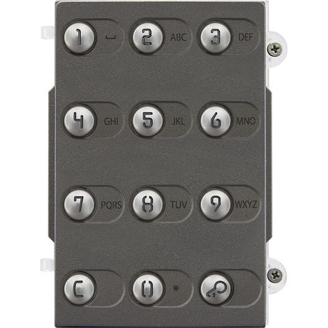 VIMAR - 41219 IK09 IP54 Módulo frontal de teclado de alta resistencia