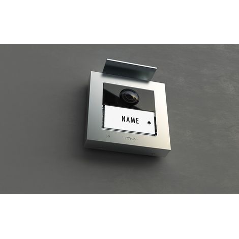 m-e modern-electronics VDV-2010 S  Video-Türsprechanlage Kabelgebunden, RFID Außeneinheit  Silber (1/3)