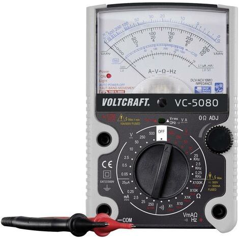 VOLTCRAFT VC-5080 Hand-Multimeter  analog  CAT III 500 V (1/5)