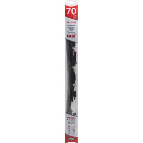 Spazzola tergicristallo singola Fast 70 cm - 28", per spazzole tradizionali e curve (1/4)