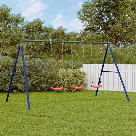 Balançoire enfant : Ensemble balançoire d'extérieur balançoires et corde à disque jeu extérieur enfant, aire de jeu jardin, balançoire enfant , pour jardin, usage domestique , enfant 3-8 ans (1/5)