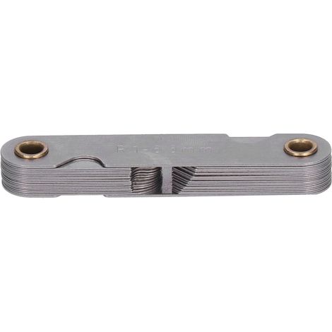 Jauge de filetage métrique et impérial R1-6.5mm, gabarit de mesure en acier inoxydable pour pas de vis, outil industriel de contrôle (1/5)