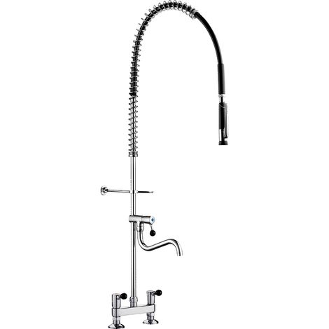 Delabie Geschirrspülbr. m. Mischer MA150,Handbr. 433010+Auslaufvent. (1/2)