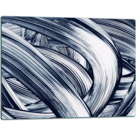 Schneidebrett aus Glas, 52 x 40 cm, grau (1/5)