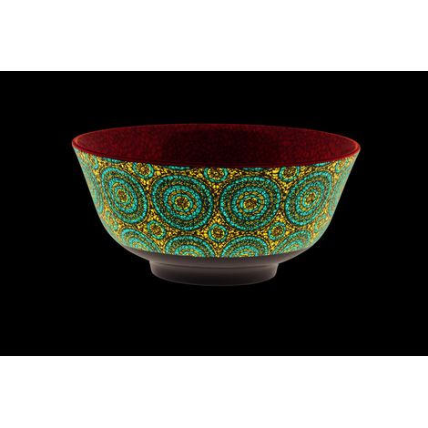 Ciotola decorativa Craft Mosaic in gres 15 5 cm peso leggero