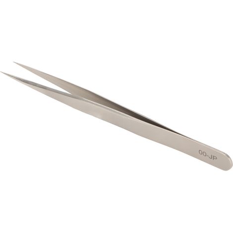 Pince de réparation antistatique magnétique à pointe ronde, en acier inoxydable trempé et élastique, pour l'électronique et les loisirs créatifs. (1/5)