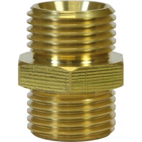 Raccord male/male : Mamelon 3/8